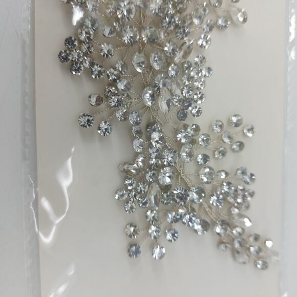 Wedding Headband Rhinestones Headpiece Ballet Love Bride Hair - Picture 5 of 12